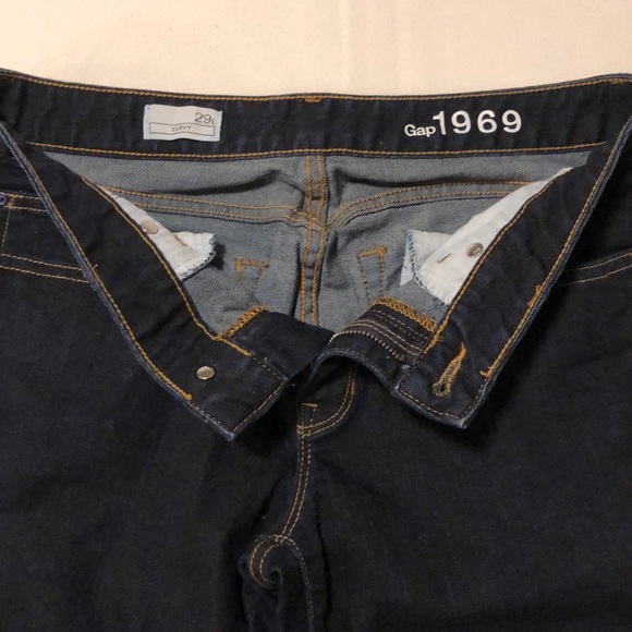 Gap1969 Dark Wash Curvy Jeans 29L - Picture 2 of 7